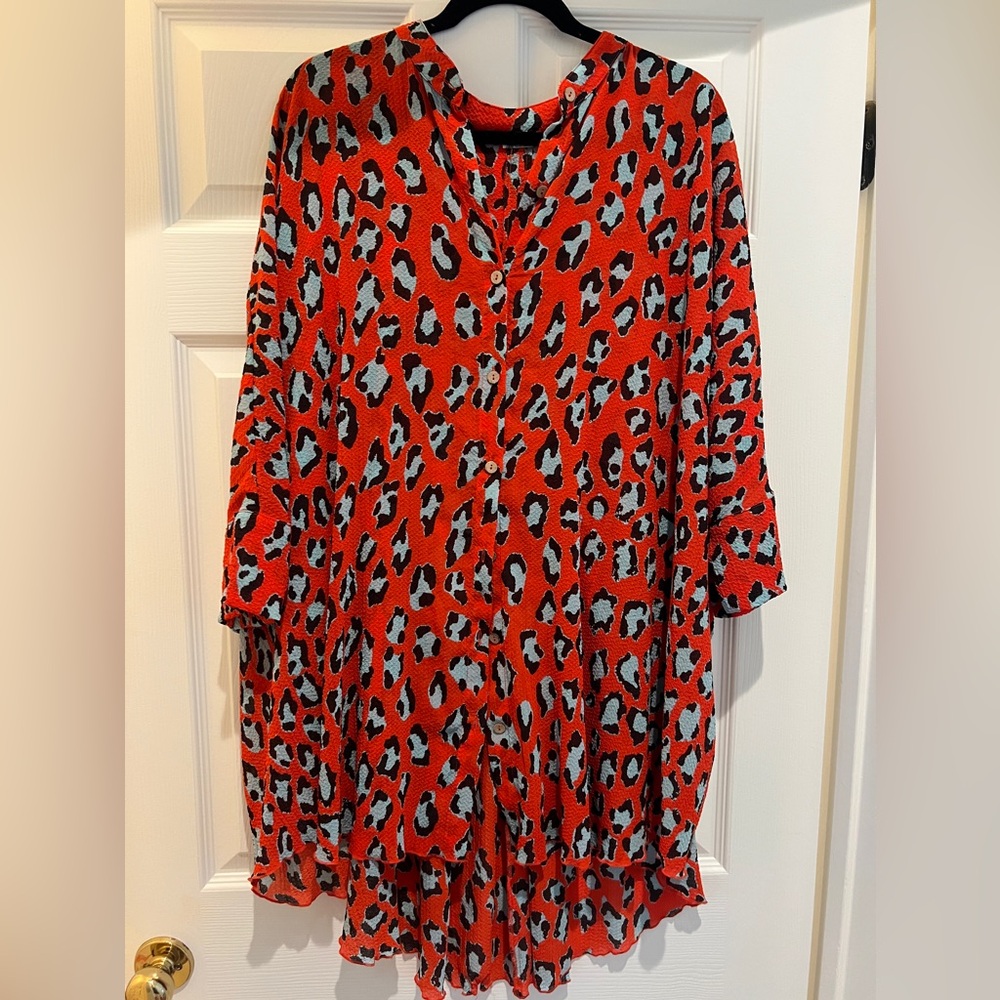 Free People Leopard Print Tunic